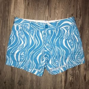 Lilly Pulitzer Blue and White The Callahan Short